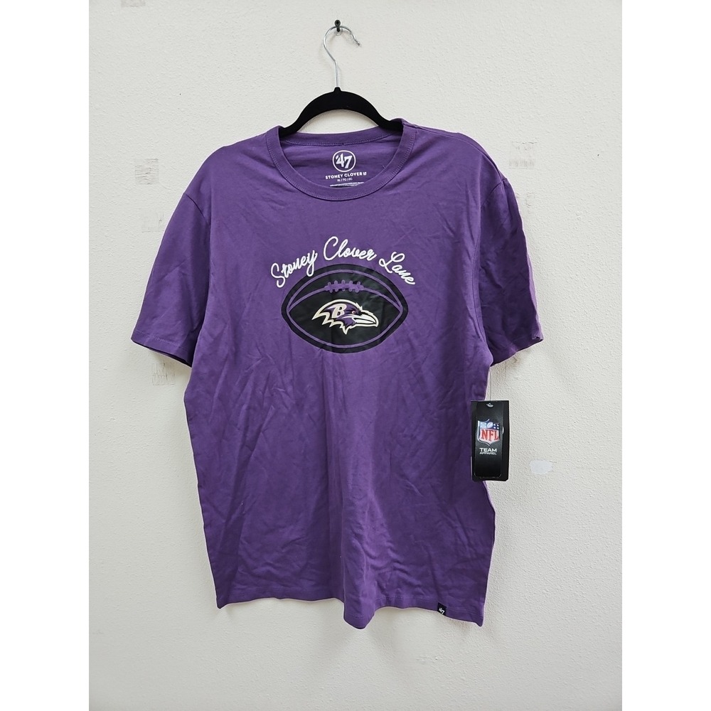 Baltimore Ravens 47 Brand Stoney Clover Lane NFL T Shirt XL New With Tags